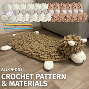 Sheep Rug Crochet Kit (skill level Beginner)