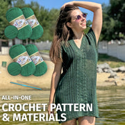 Beach Cover up Crochet Kit (skill level Intermediate)