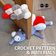 Mosquito Door Stopper Crochet Kit (skill level Beginner)