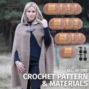 Cape Cloak Crochet Kit (skill level Intermediate)