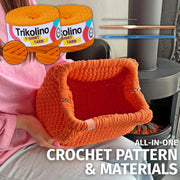 Pouch Clutch Crochet KIT (skill level Beginner)