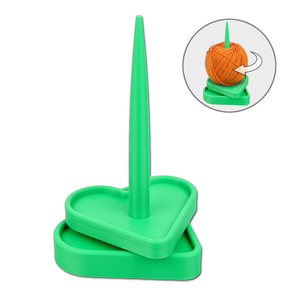 3D Printed Heart-Shaped Yarn Holder