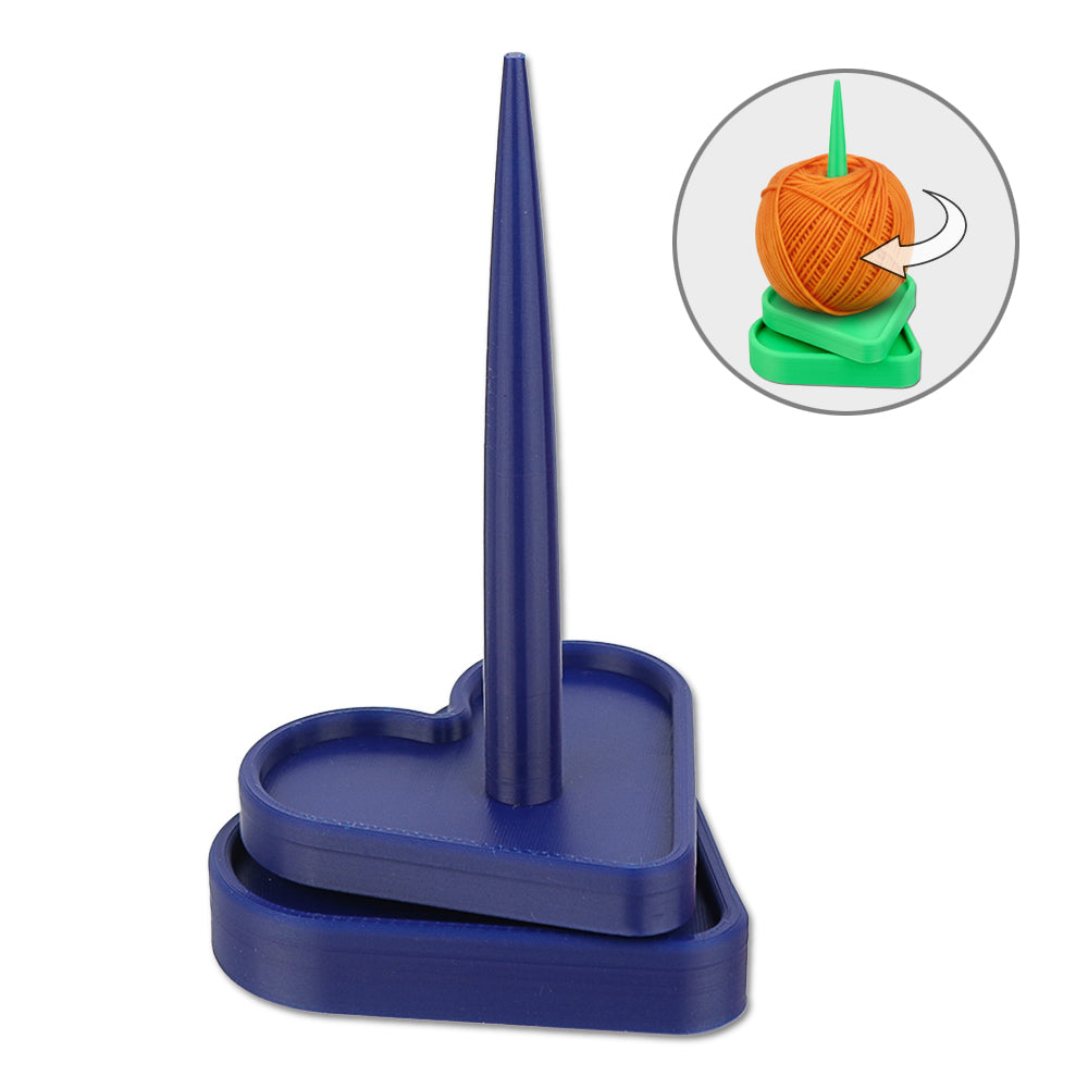 3D Printed Heart-Shaped Yarn Holder