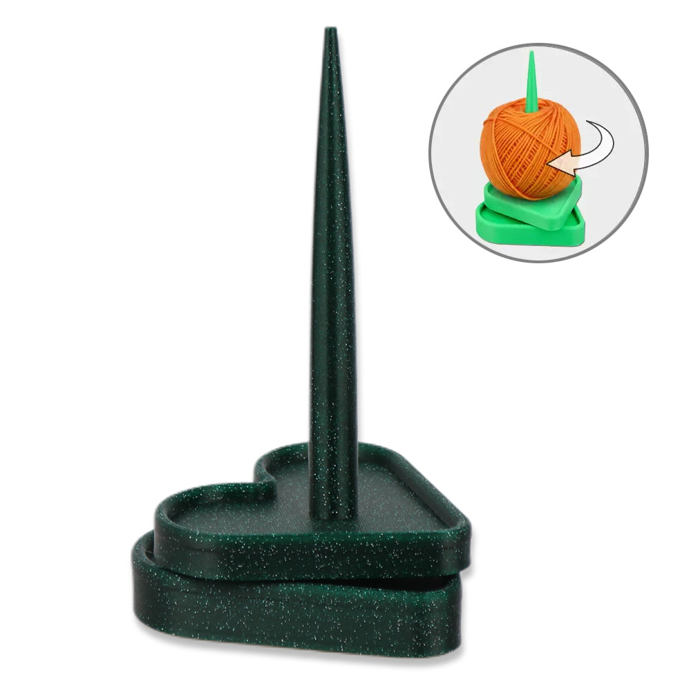 3D Printed Heart-Shaped Yarn Holder