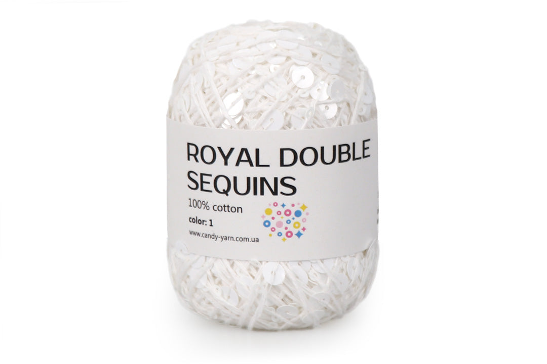 Candy-Yarn Royal Sequin, 7 Colors, 1.76 oz / 191 yards