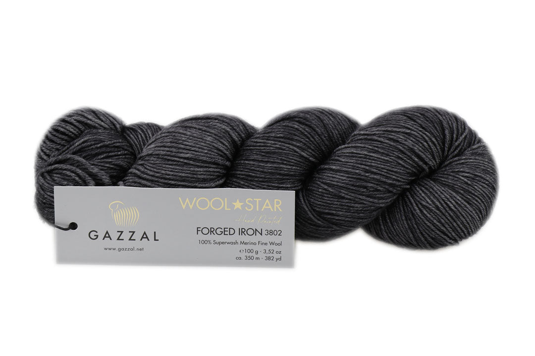 Gazzal Wool Star, 31 colors, 3.5 oz / 437 yards