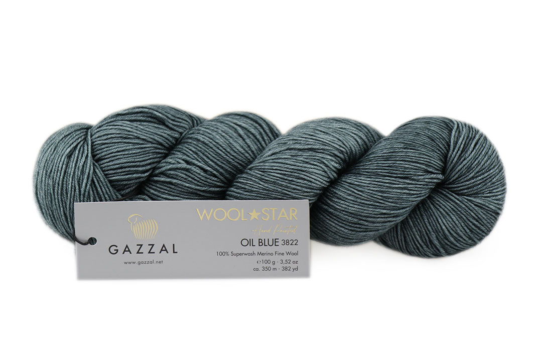 Gazzal Wool Star, 31 colors, 3.5 oz / 437 yards