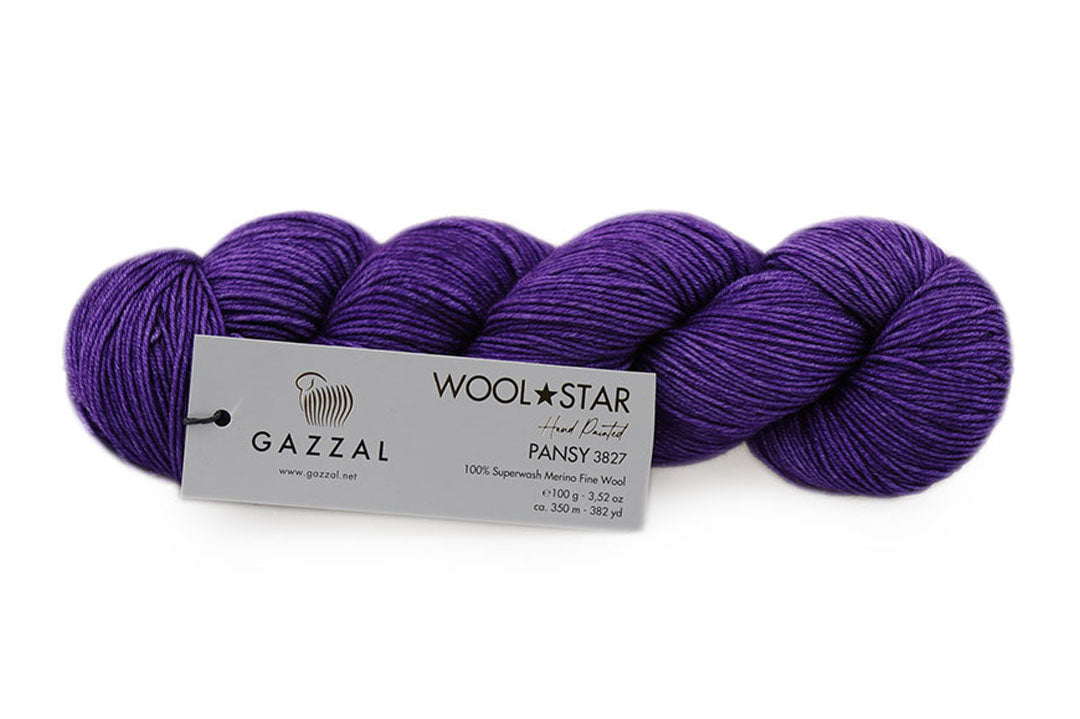 Gazzal Wool Star, 31 colors, 3.5 oz / 437 yards