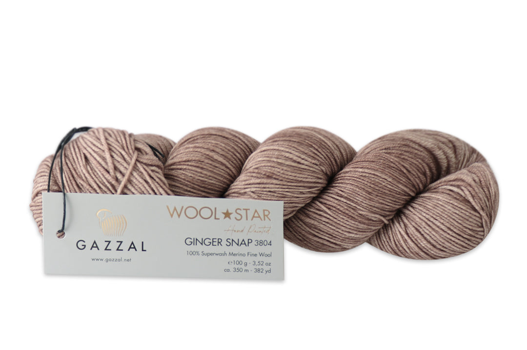 Gazzal Wool Star, 31 colors, 3.5 oz / 437 yards