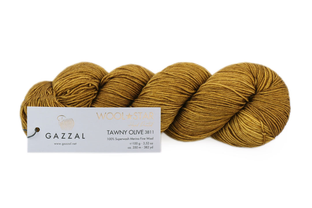 Gazzal Wool Star, 31 colors, 3.5 oz / 437 yards