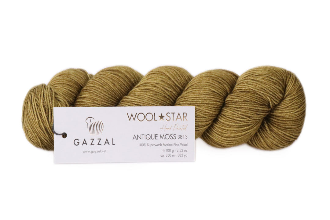 Gazzal Wool Star, 31 colors, 3.5 oz / 437 yards