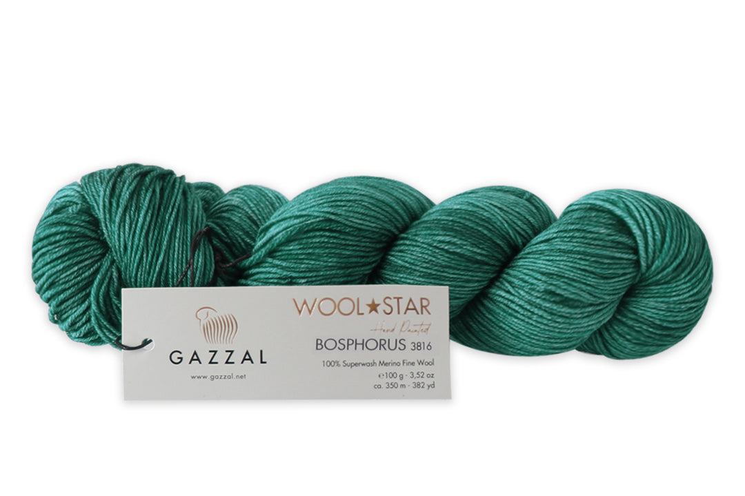 Gazzal Wool Star, 31 colors, 3.5 oz / 437 yards