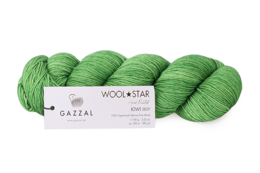 Gazzal Wool Star, 31 colors, 3.5 oz / 437 yards