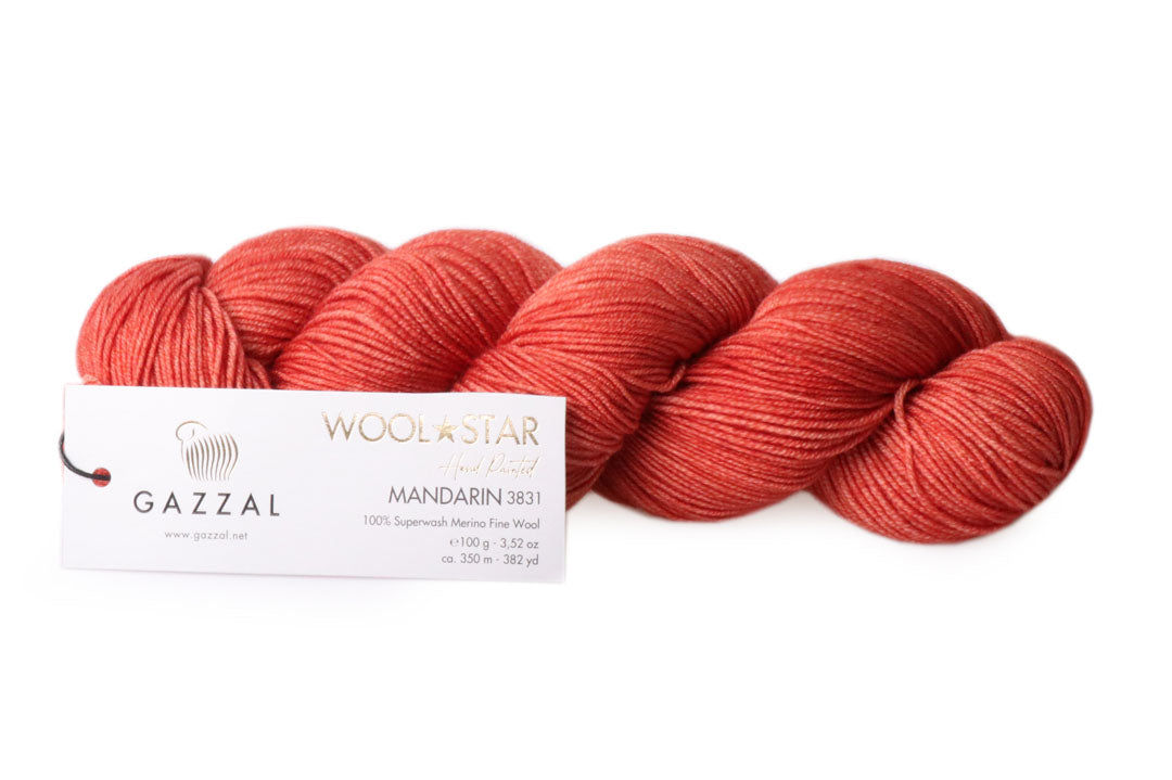 Gazzal Wool Star, 31 colors, 3.5 oz / 437 yards