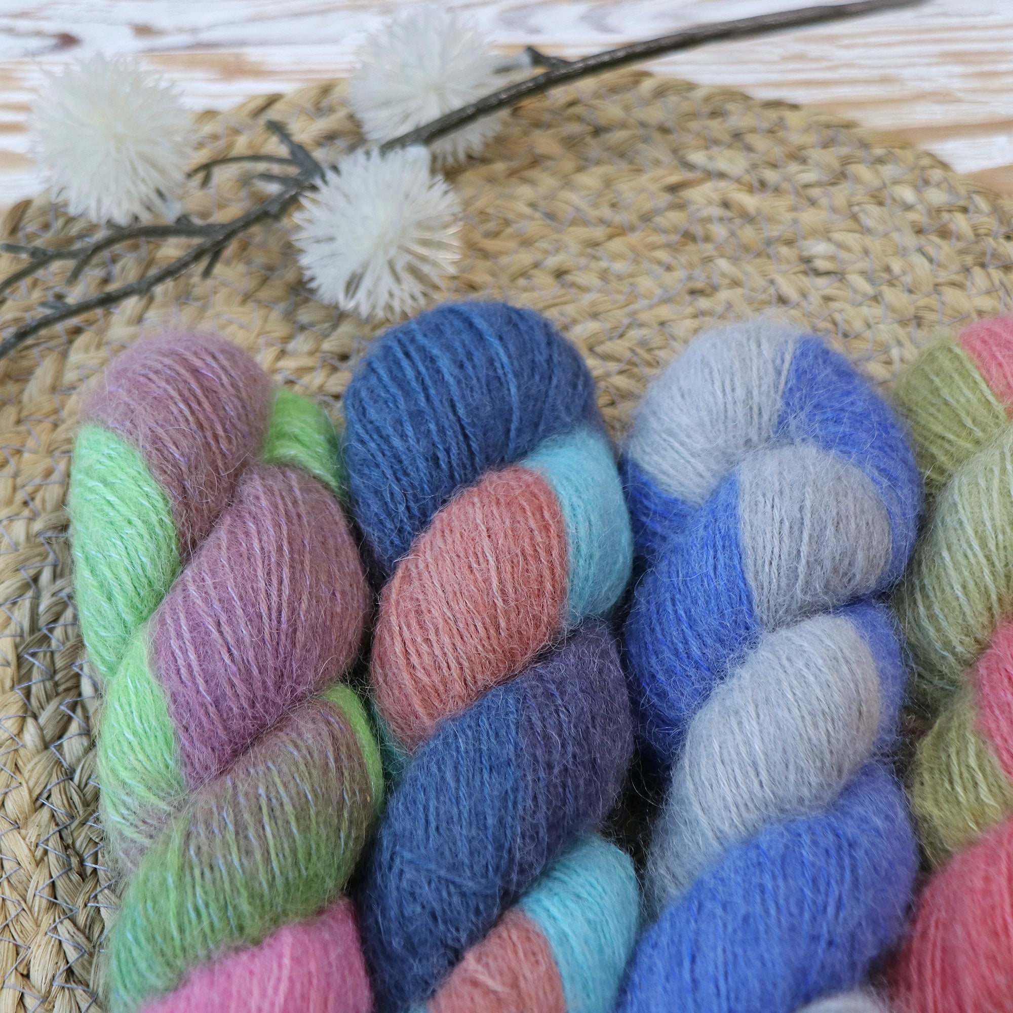 Dragon Luxury Alpaca Silk Yarn, 8 colors, 1.76 oz / 180 yds