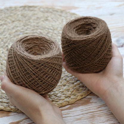 Camel Wool Yarn, 2 colors, 3.53 oz / 383 yds