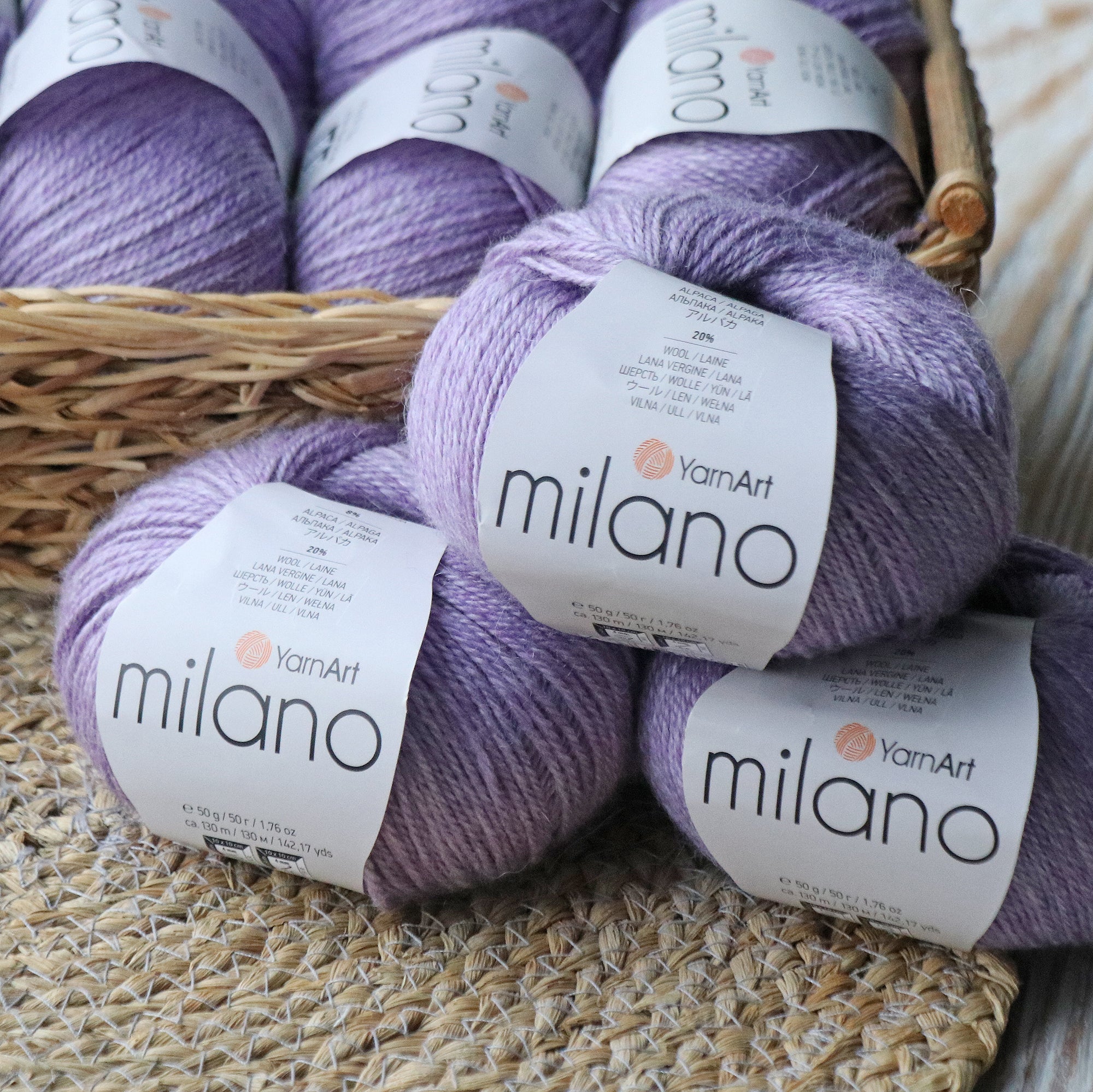 YarnArt Milano, 10 skeins pack, 1.75 oz / 143 yds each
