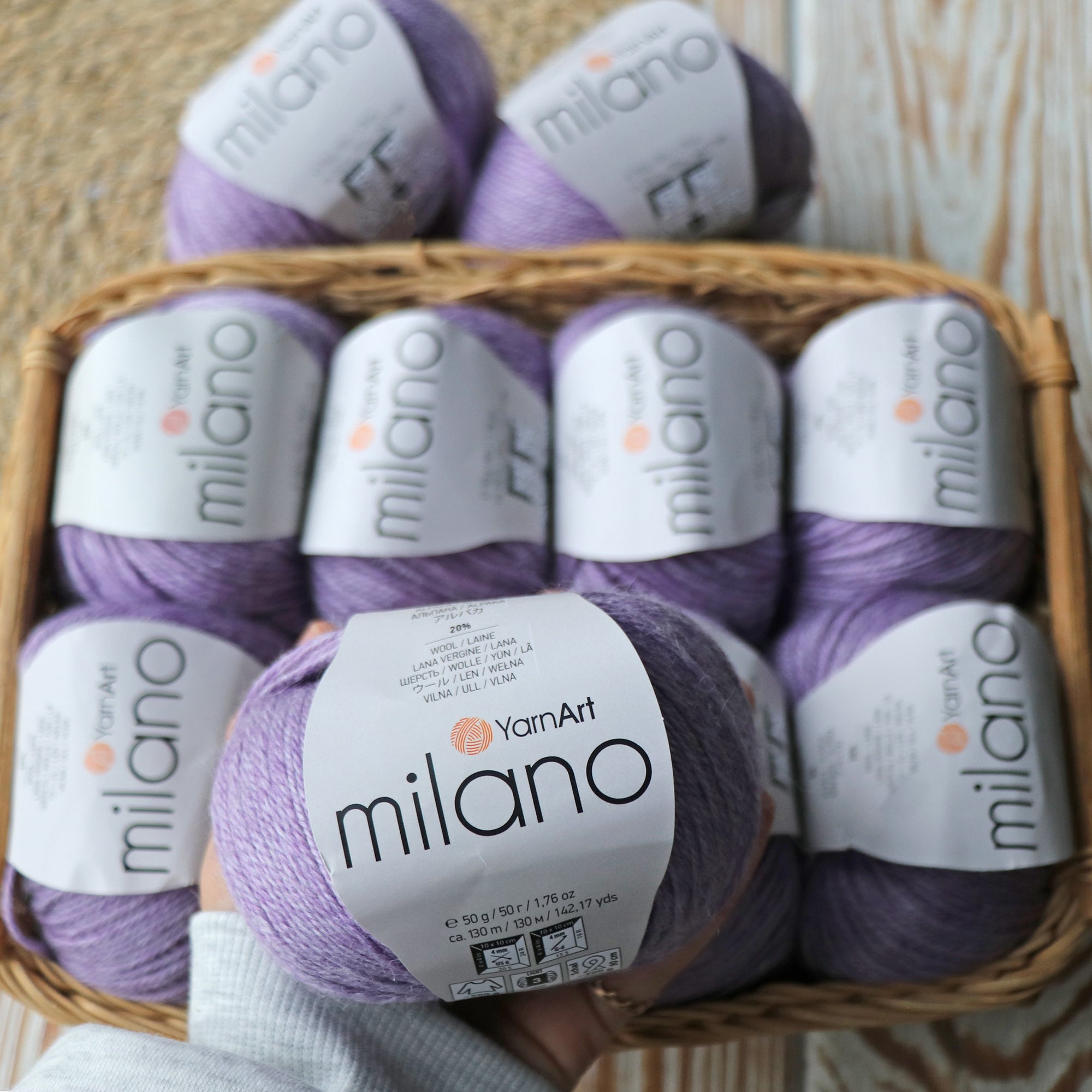 YarnArt Milano, 10 skeins pack, 1.75 oz / 143 yds each