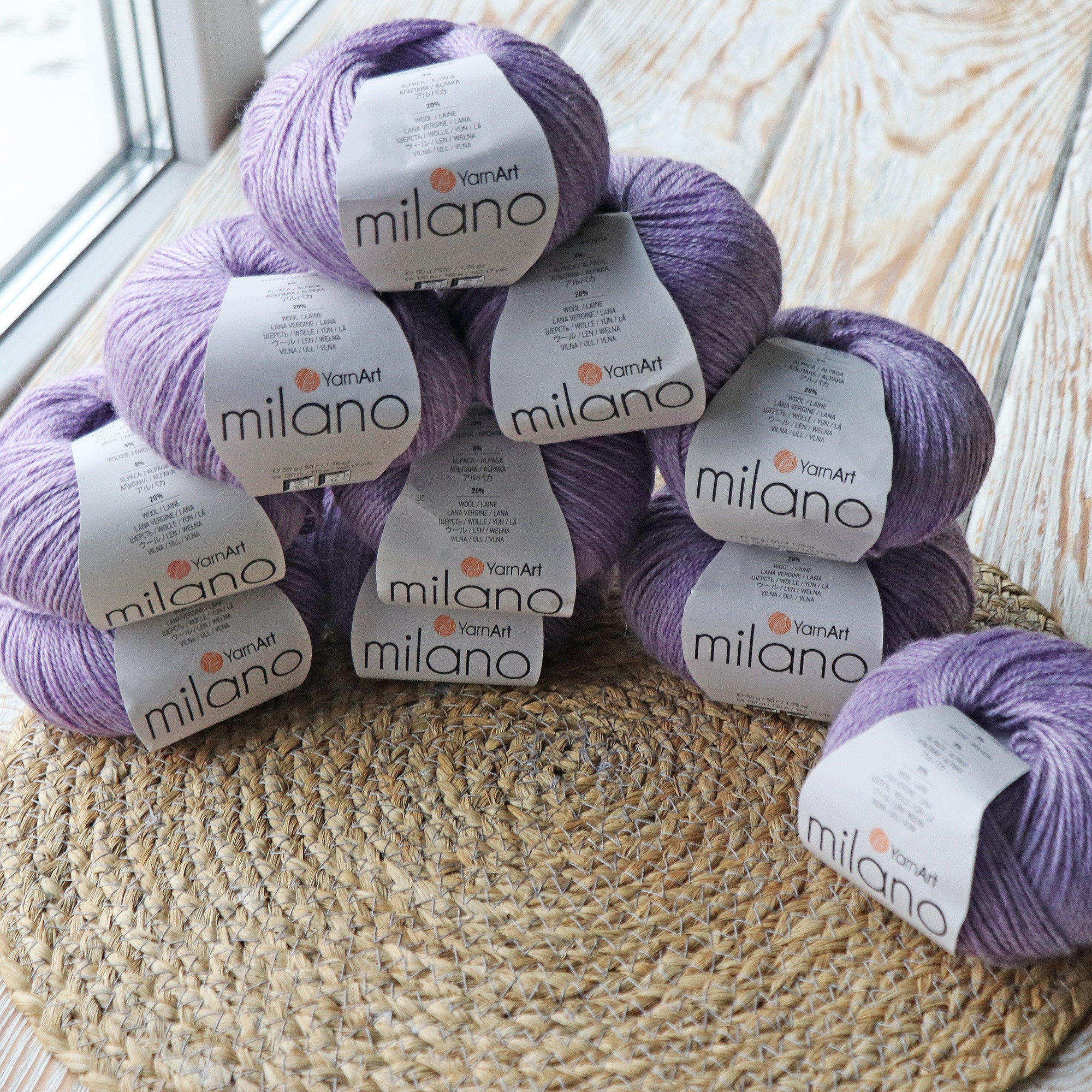 YarnArt Milano, 10 skeins pack, 1.75 oz / 143 yds each