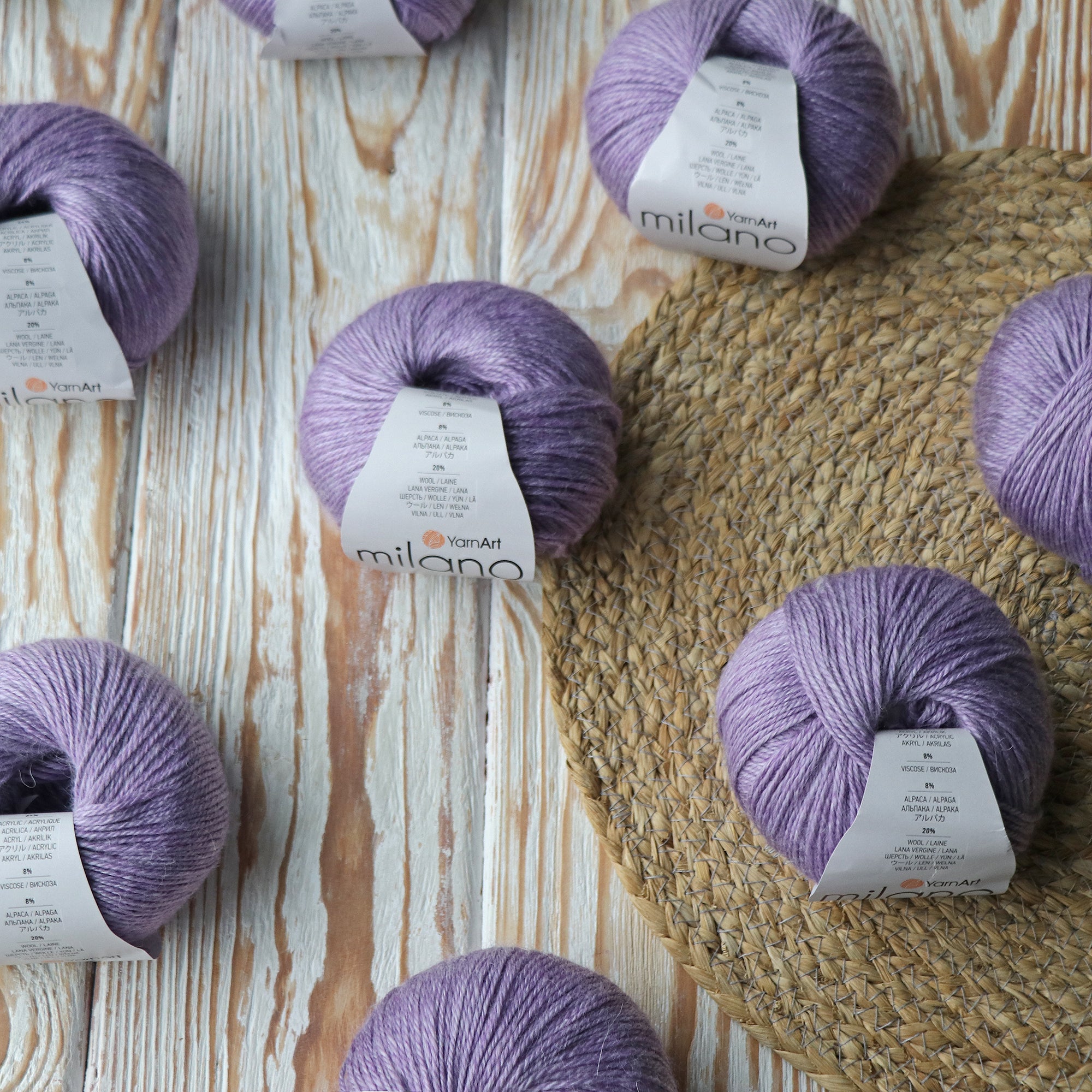 YarnArt Milano, 10 skeins pack, 1.75 oz / 143 yds each