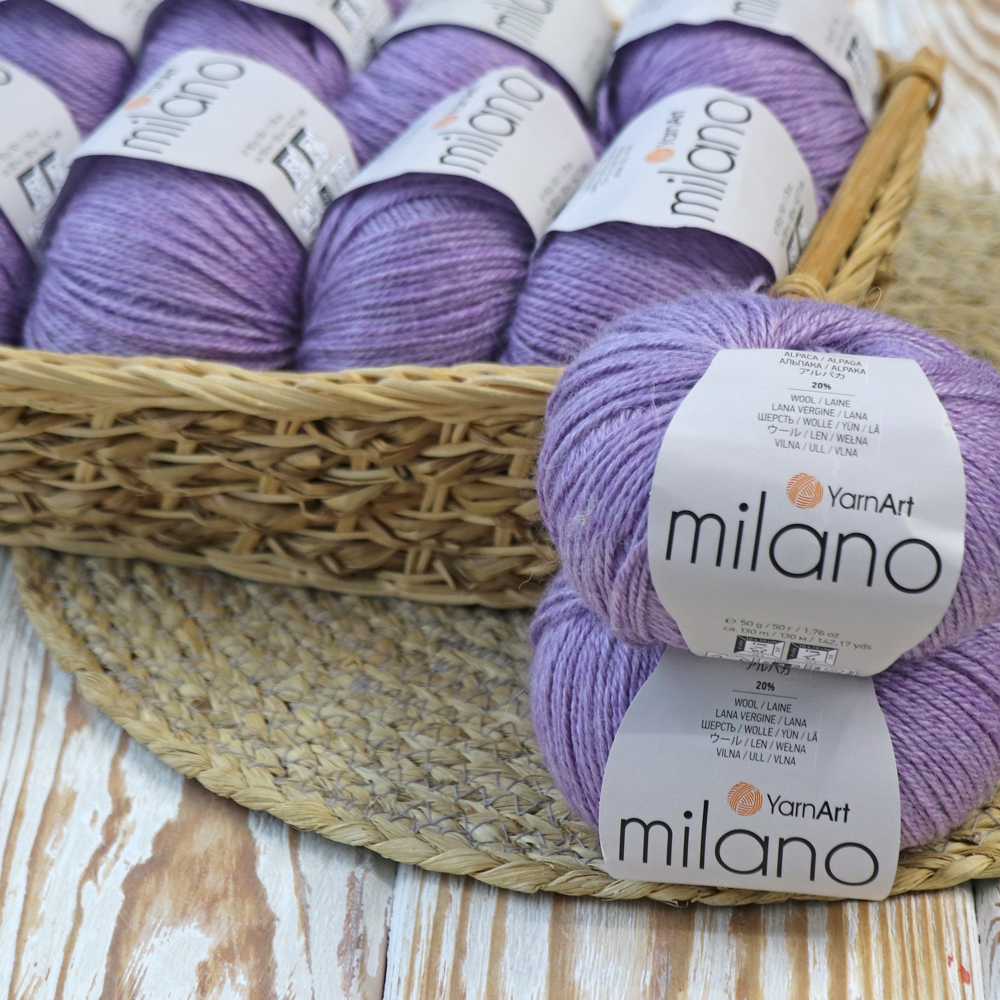 YarnArt Milano, 10 skeins pack, 1.75 oz / 143 yds each