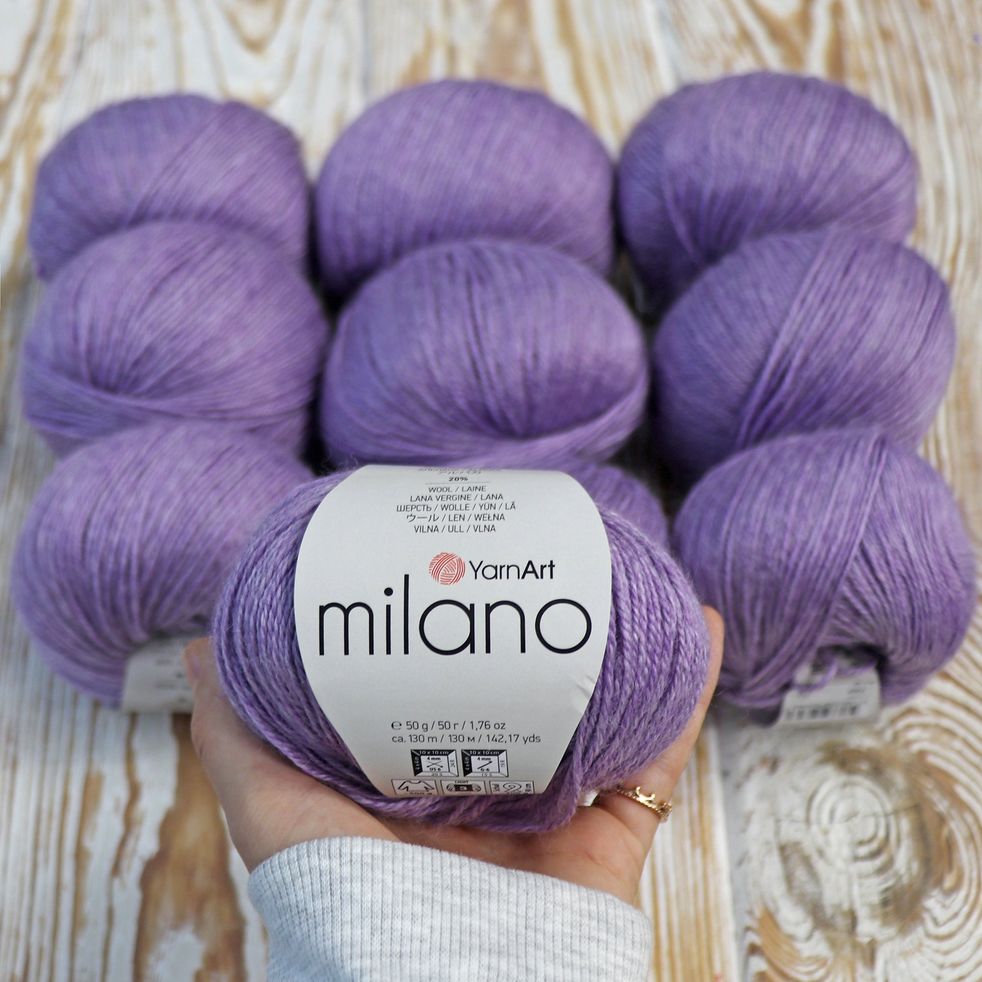 YarnArt Milano, 10 skeins pack, 1.75 oz / 143 yds each