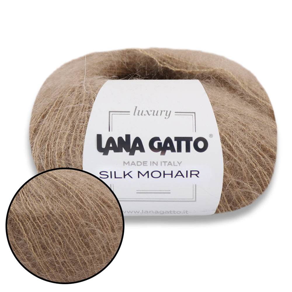Lana Gatto Silk Mohair, 17 colors, 0.88 oz / 230 yds