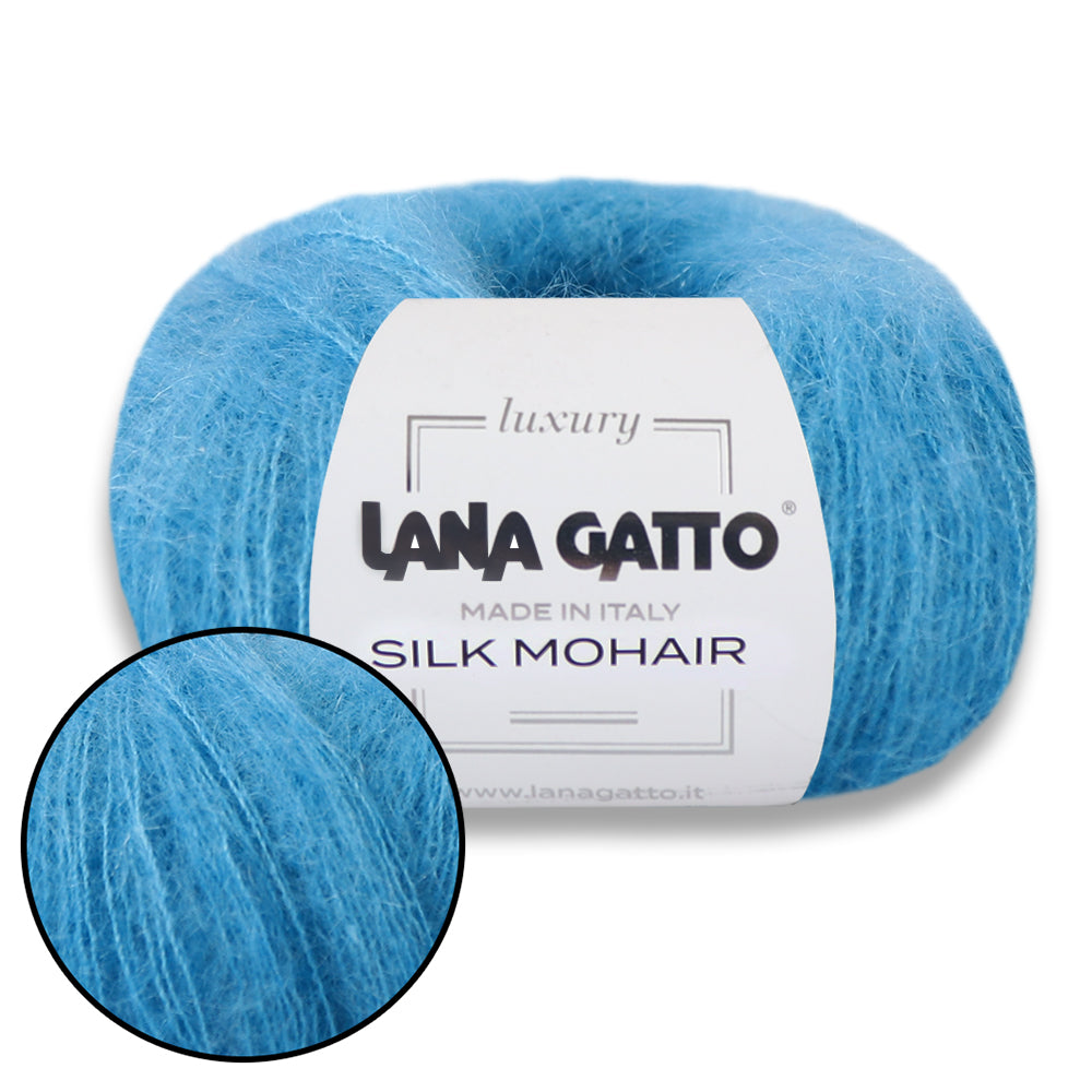 Lana Gatto Silk Mohair, 17 colors, 0.88 oz / 230 yds
