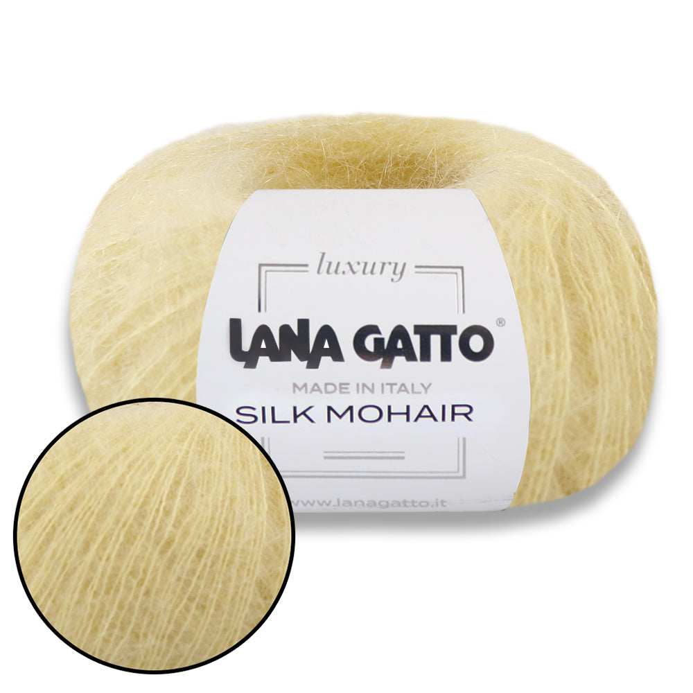 Lana Gatto Silk Mohair, 17 colors, 0.88 oz / 230 yds