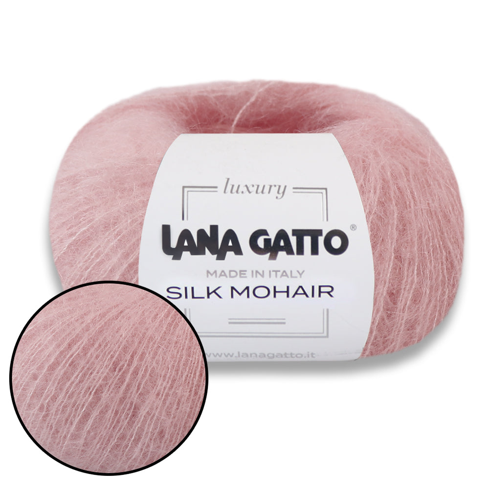 Lana Gatto Silk Mohair, 17 colors, 0.88 oz / 230 yds