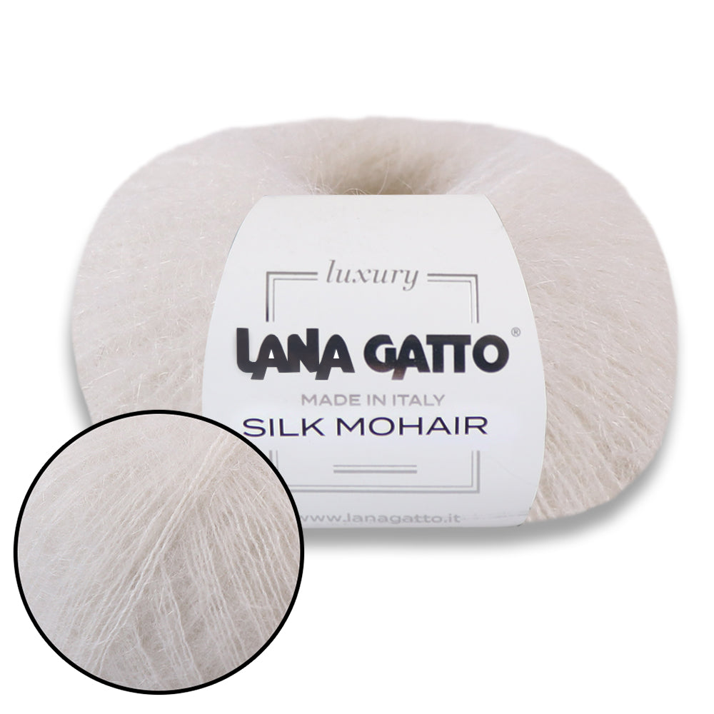 Lana Gatto Silk Mohair, 17 colors, 0.88 oz / 230 yds