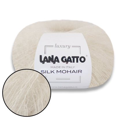 Lana Gatto Silk Mohair, 17 colors, 0.88 oz / 232 yds