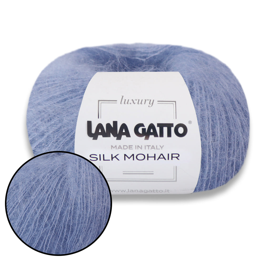 Lana Gatto Silk Mohair, 17 colors, 0.88 oz / 230 yds