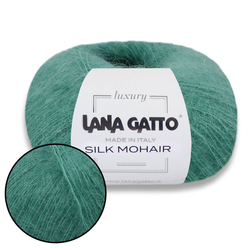 Lana Gatto Silk Mohair, 17 colors, 0.88 oz / 230 yds