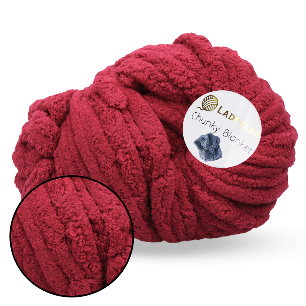 Lady Yarn Chunky Blanket 24 colors, 11.64 oz / 36 yds