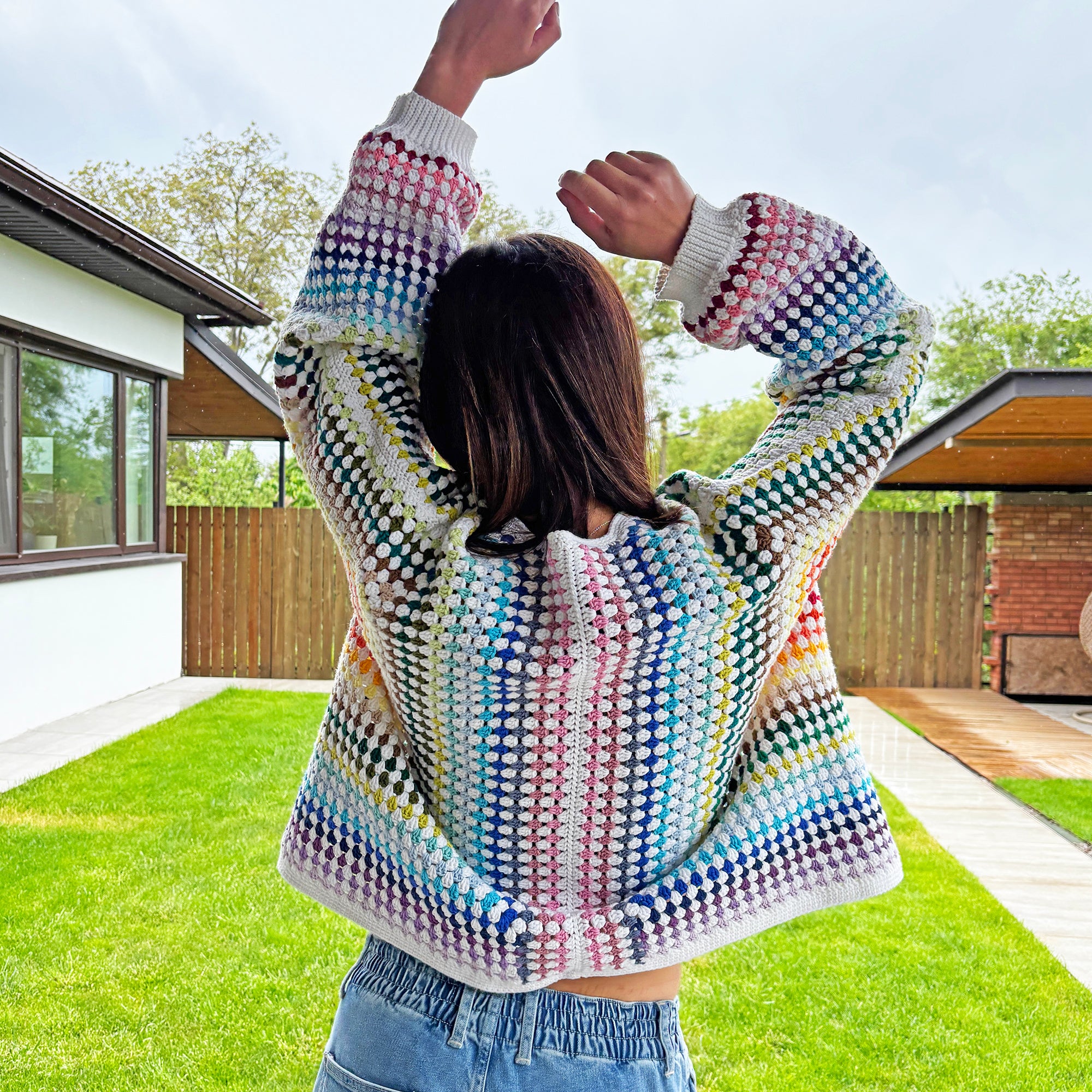 GRANNY HEXAGON Crochet Pattern (skill level Intermediate)
