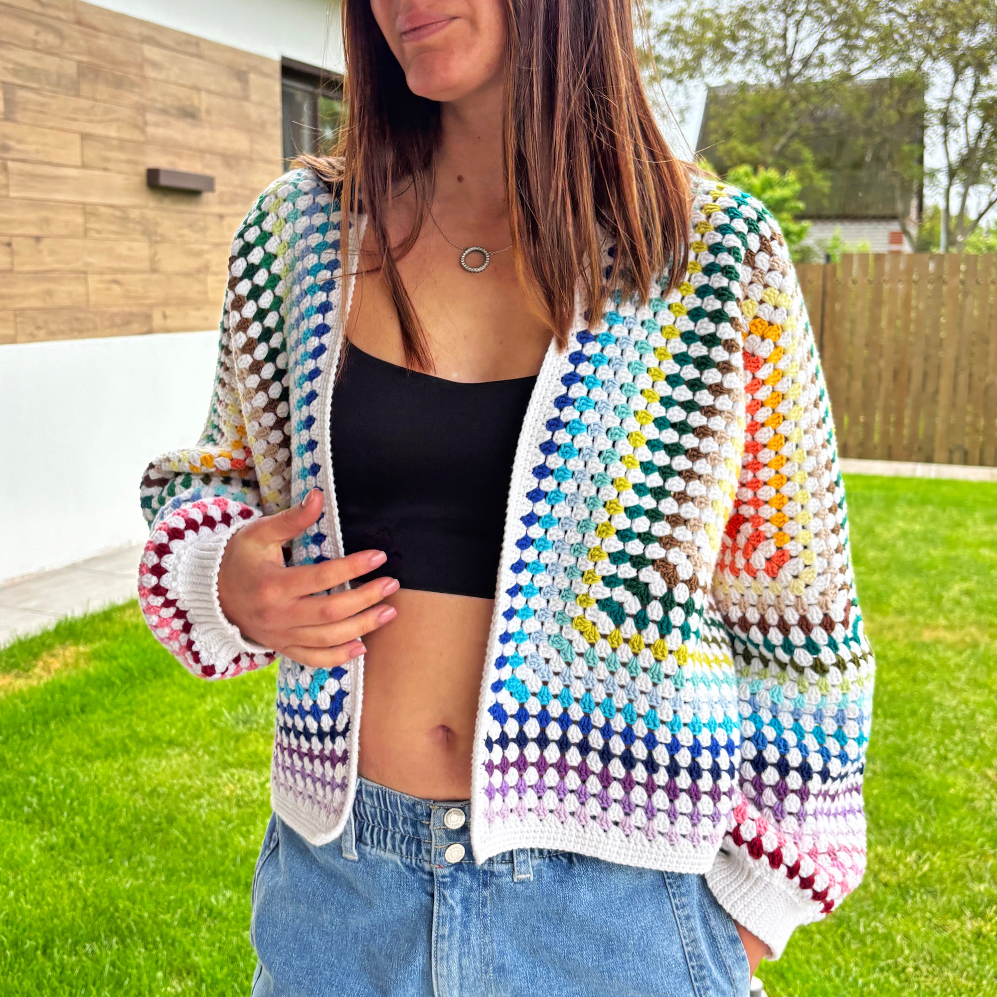 GRANNY HEXAGON Crochet Pattern (skill level Intermediate)