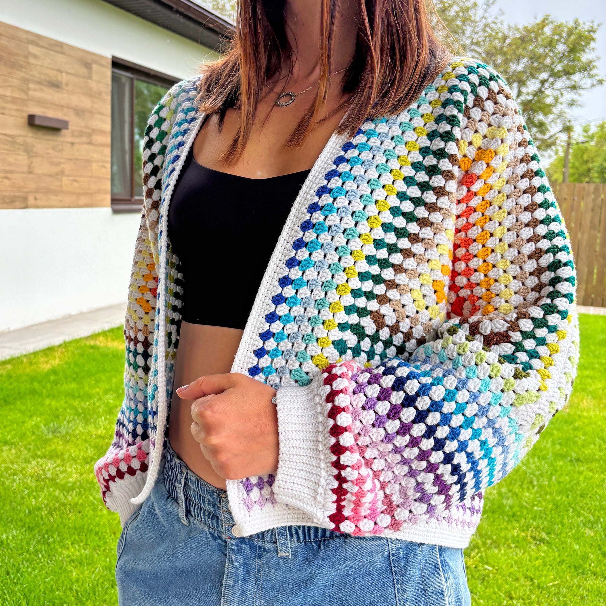 GRANNY HEXAGON Crochet Pattern (skill level Intermediate)