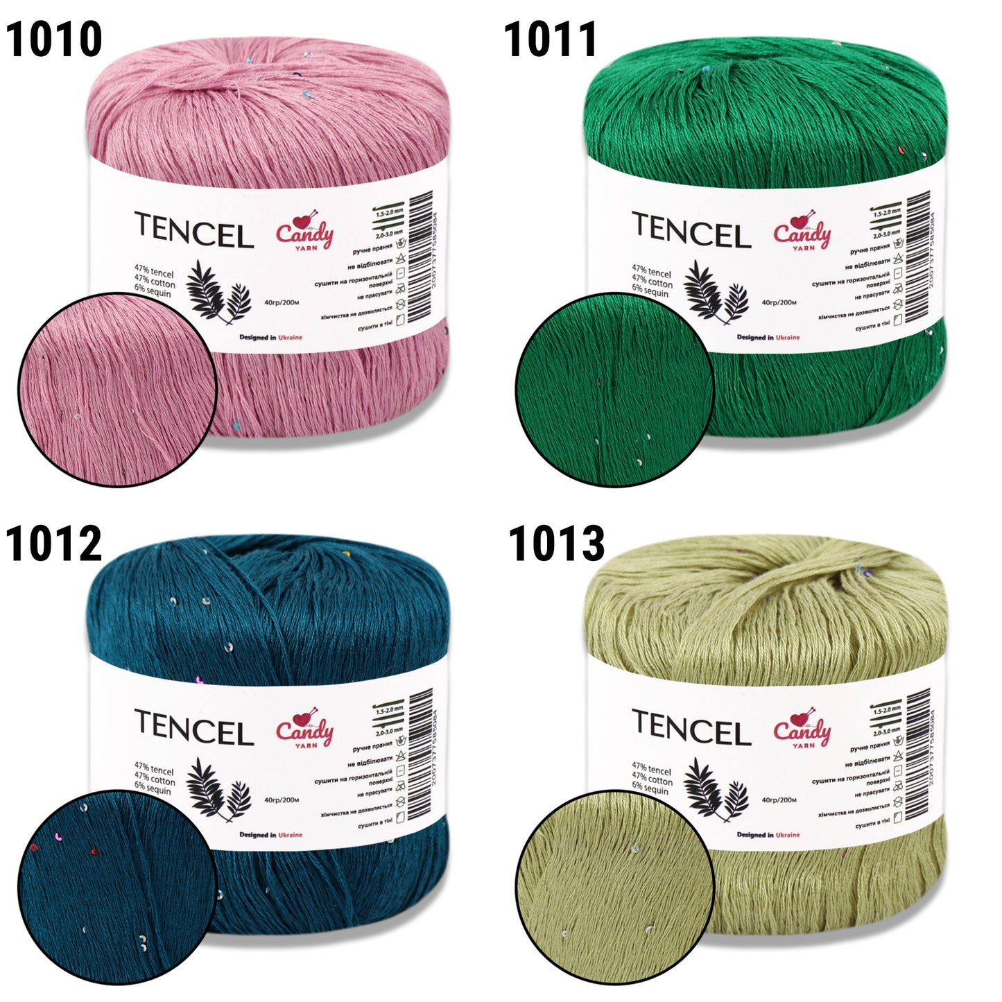 Candy-Yarn Tencel - Natural Shine, Silky Touch
