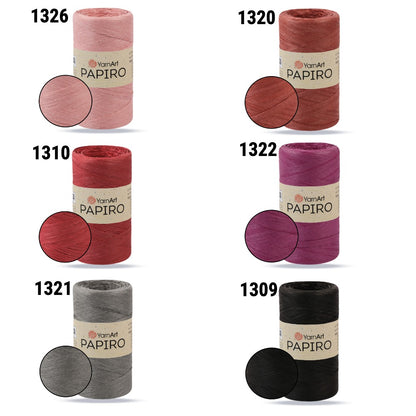 YarnArt Papiro, 22 colors, 3.5 oz / 142 yds