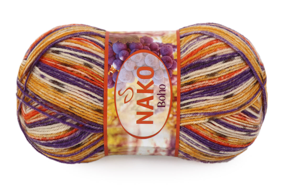Nako Boho, 41 colors, 3.5 oz / 437 yards