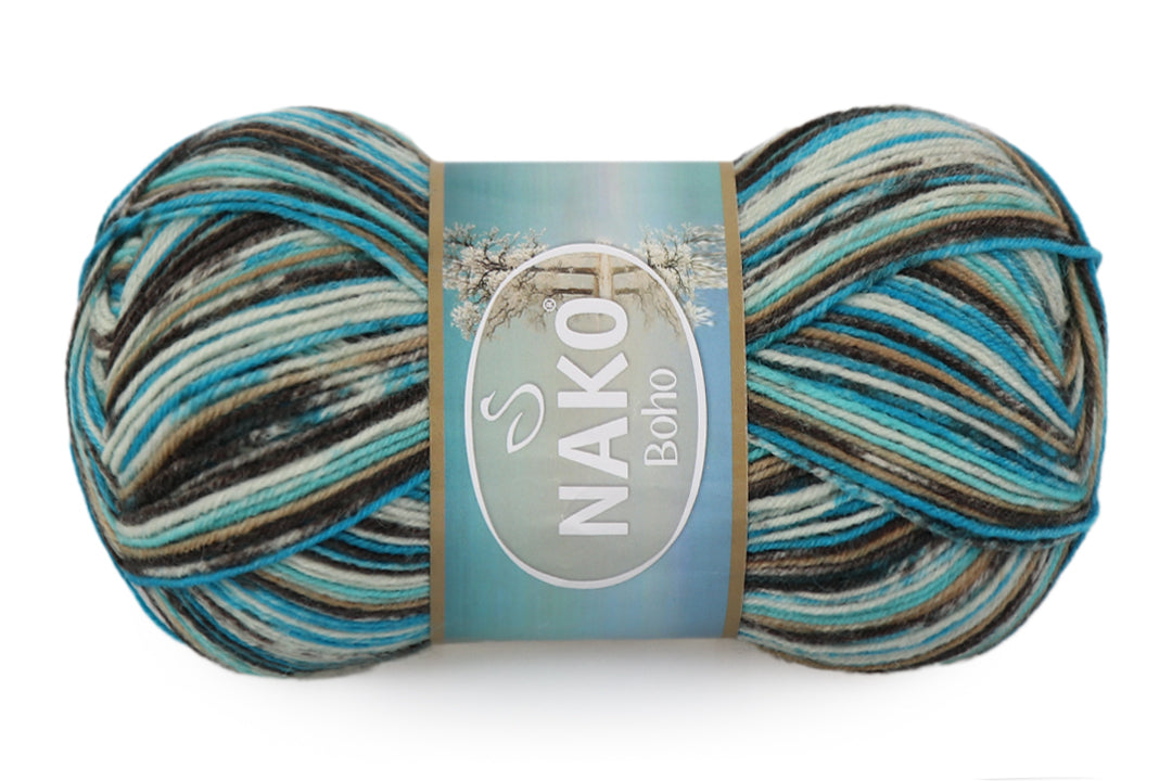 Nako Boho, 41 colors, 3.5 oz / 437 yards
