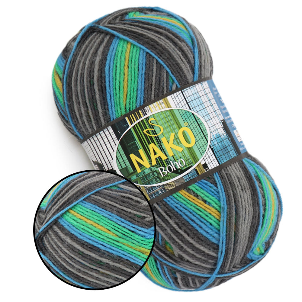 Nako Boho, 41 colors, 3.5 oz / 437 yards