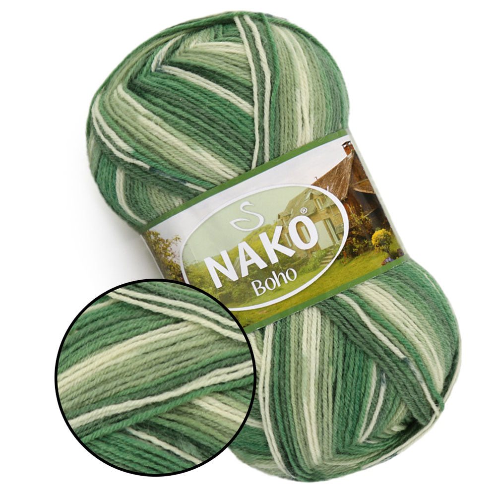Nako Boho, 41 colors, 3.5 oz / 437 yards