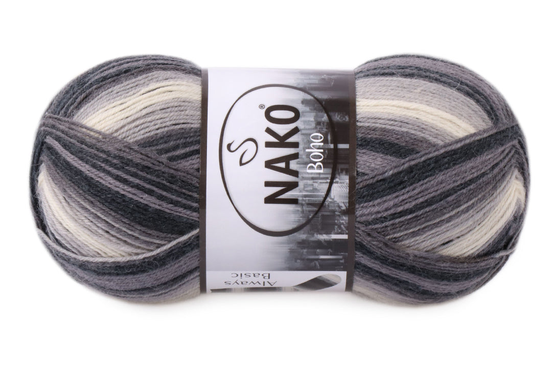 Nako Boho, 41 colors, 3.5 oz / 437 yards