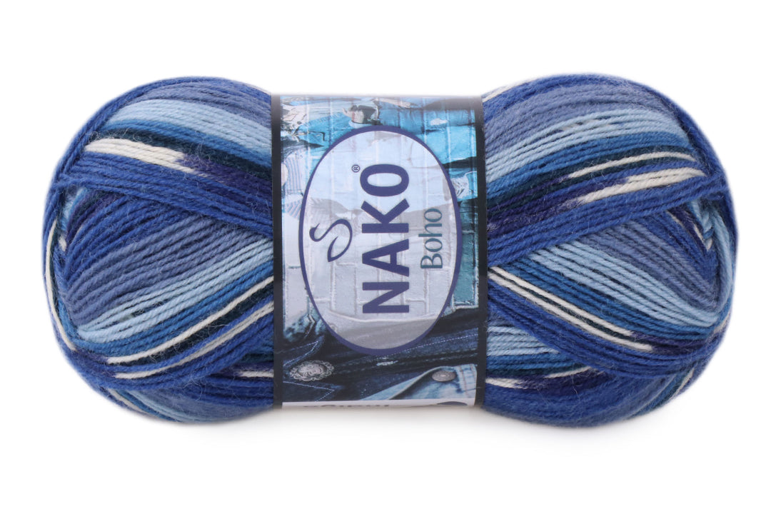 Nako Boho, 41 colors, 3.5 oz / 437 yards