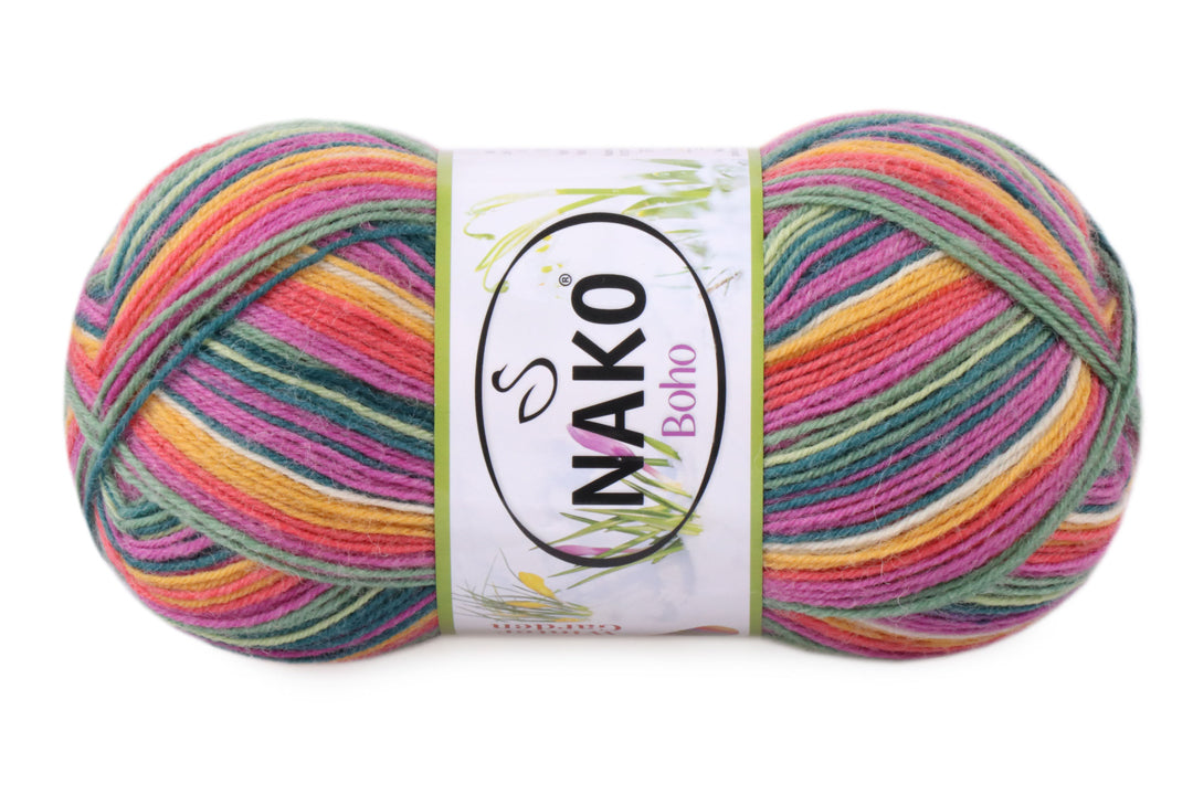 Nako Boho, 41 colors, 3.5 oz / 437 yards