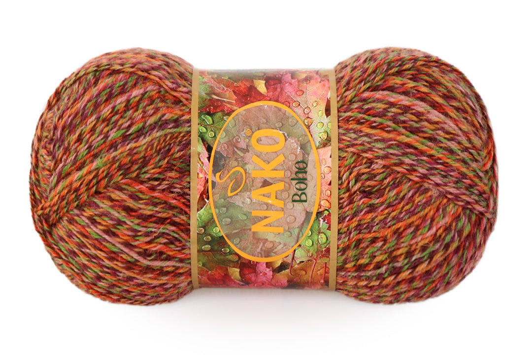 Nako Boho, 41 colors, 3.5 oz / 437 yards