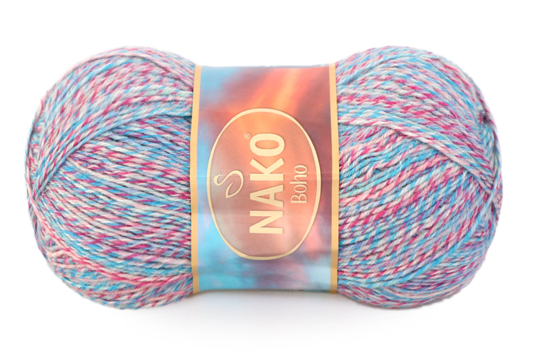 Nako Boho, 41 colors, 3.5 oz / 437 yards