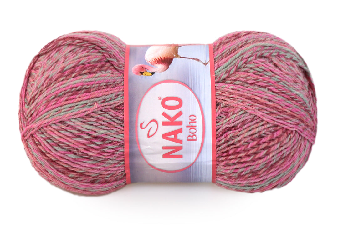 Nako Boho, 41 colors, 3.5 oz / 437 yards